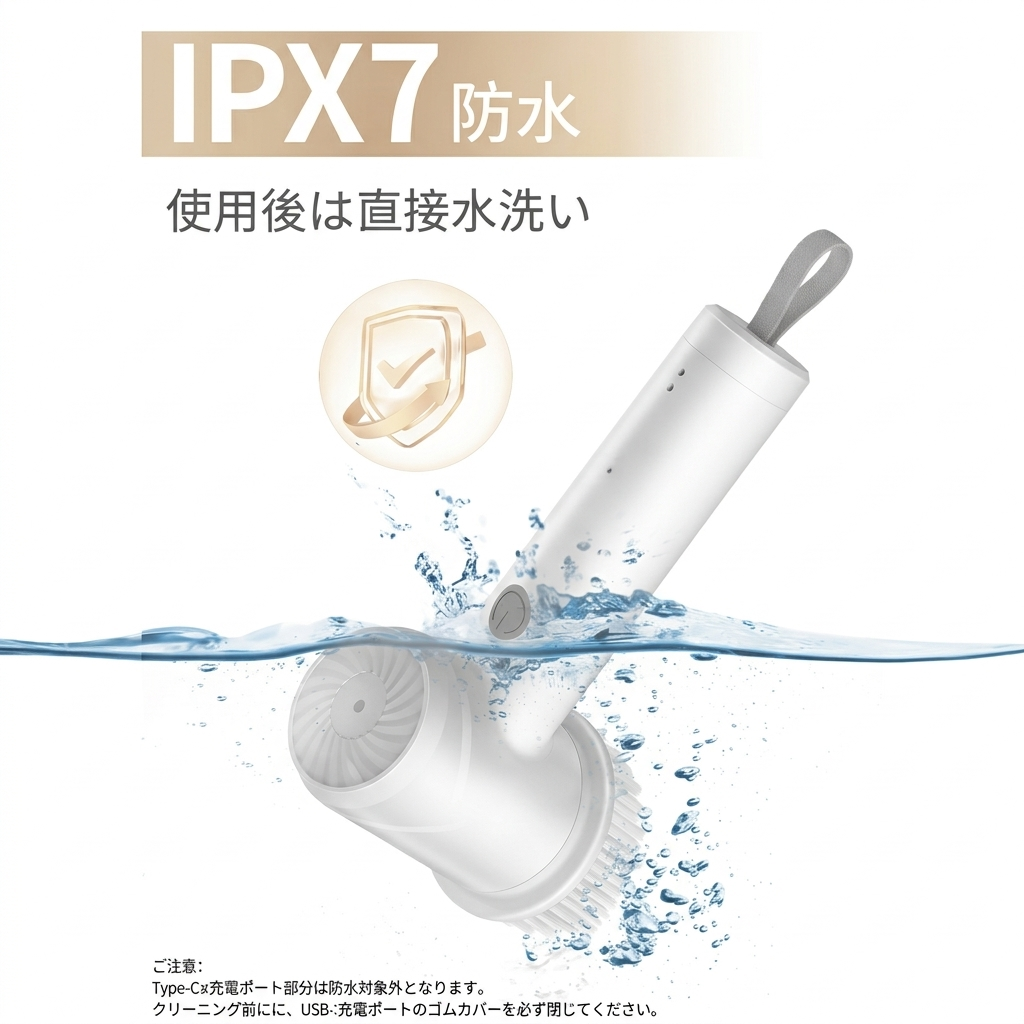 SpinClean™ 高速回転電動ブラシ
