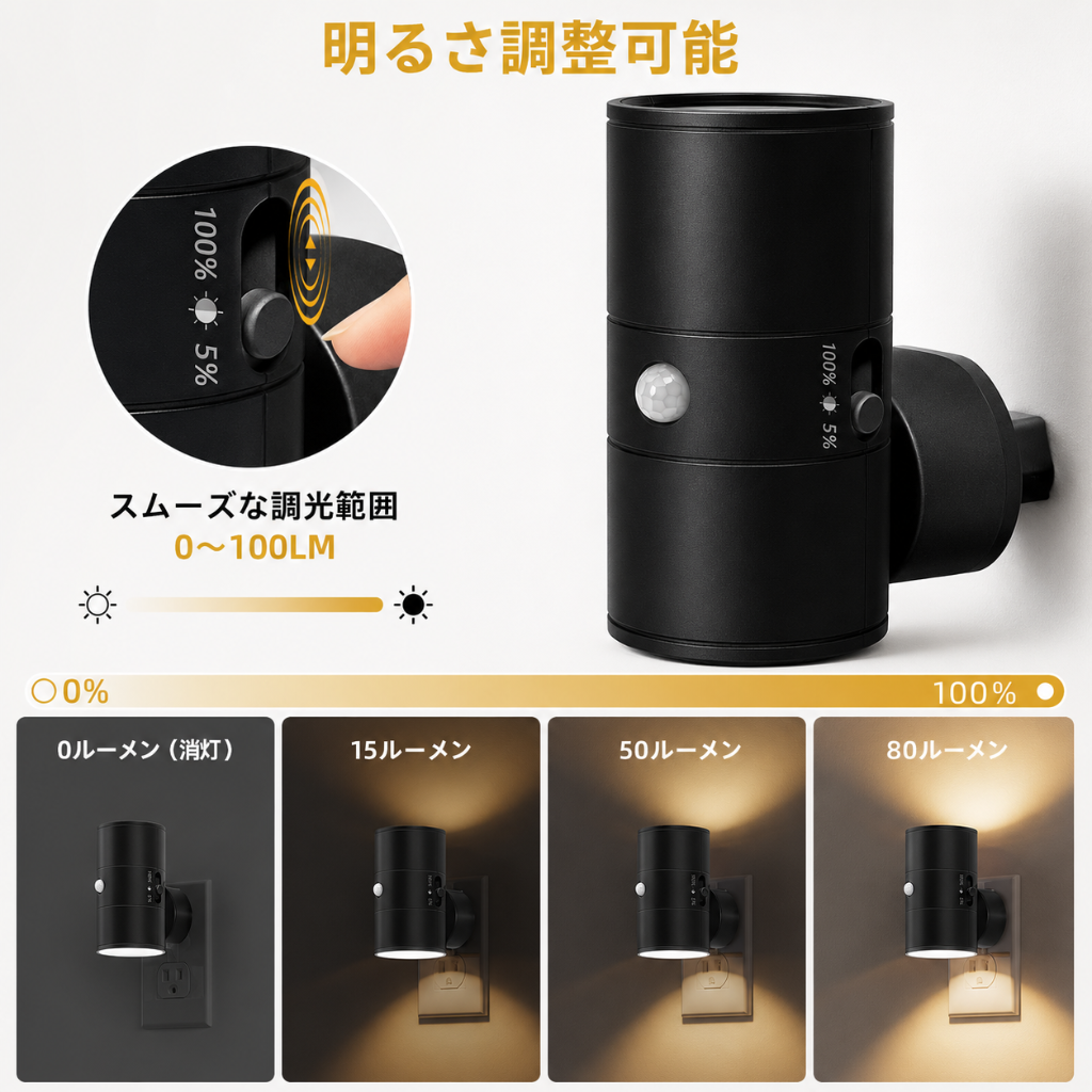 AmbientLite™ センサー付きLEDナイトライト