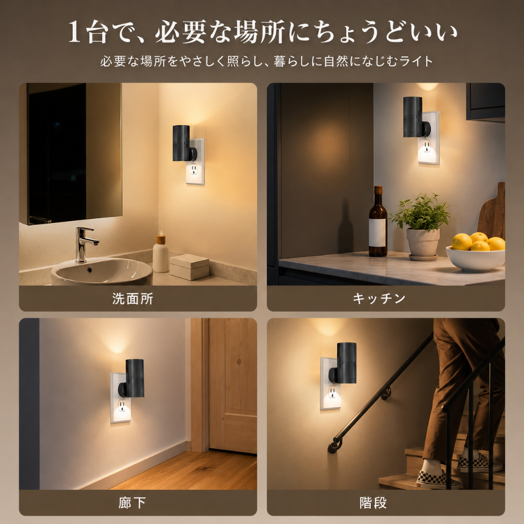 AmbientLite™ センサー付きLEDナイトライト
